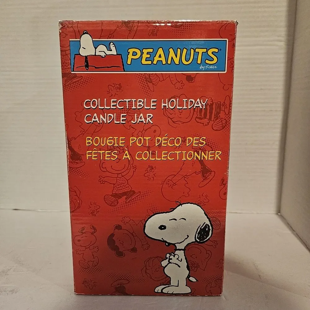 Peanuts Collectible Holiday Candle Jar 